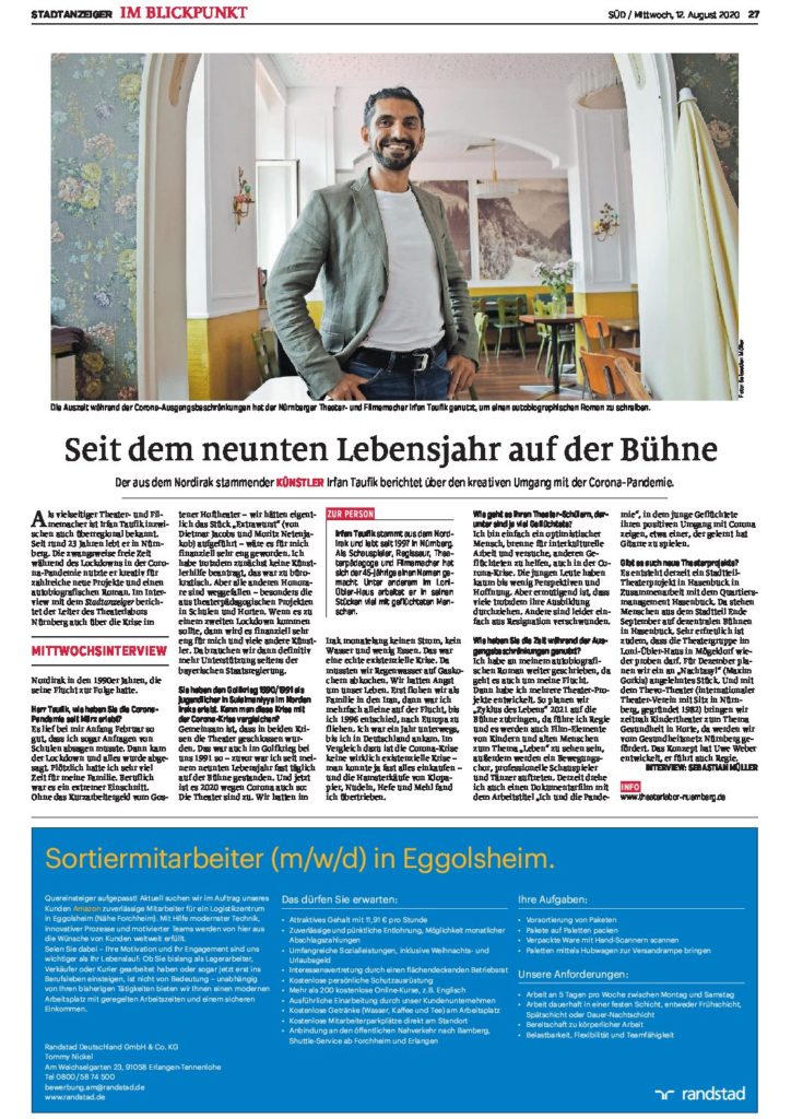 Seit dem neunten Lebensjahr auf der Bühne