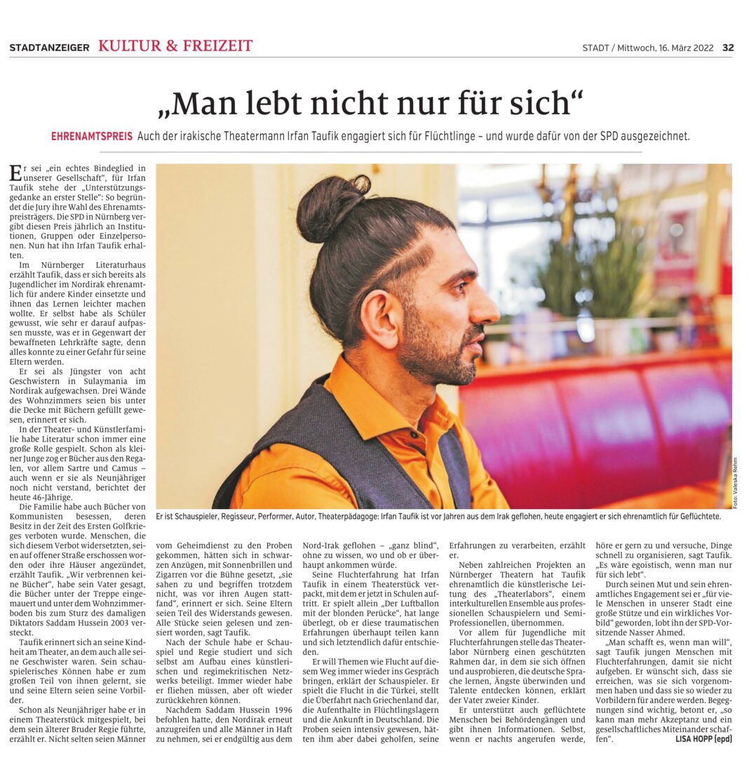 Ehrenamtspreis der SPD Nürnberg